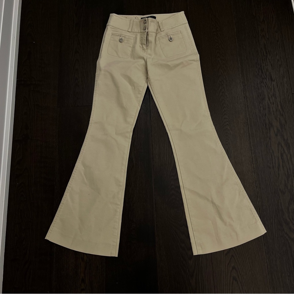 Guess by Marciano Cream Flare Jeans